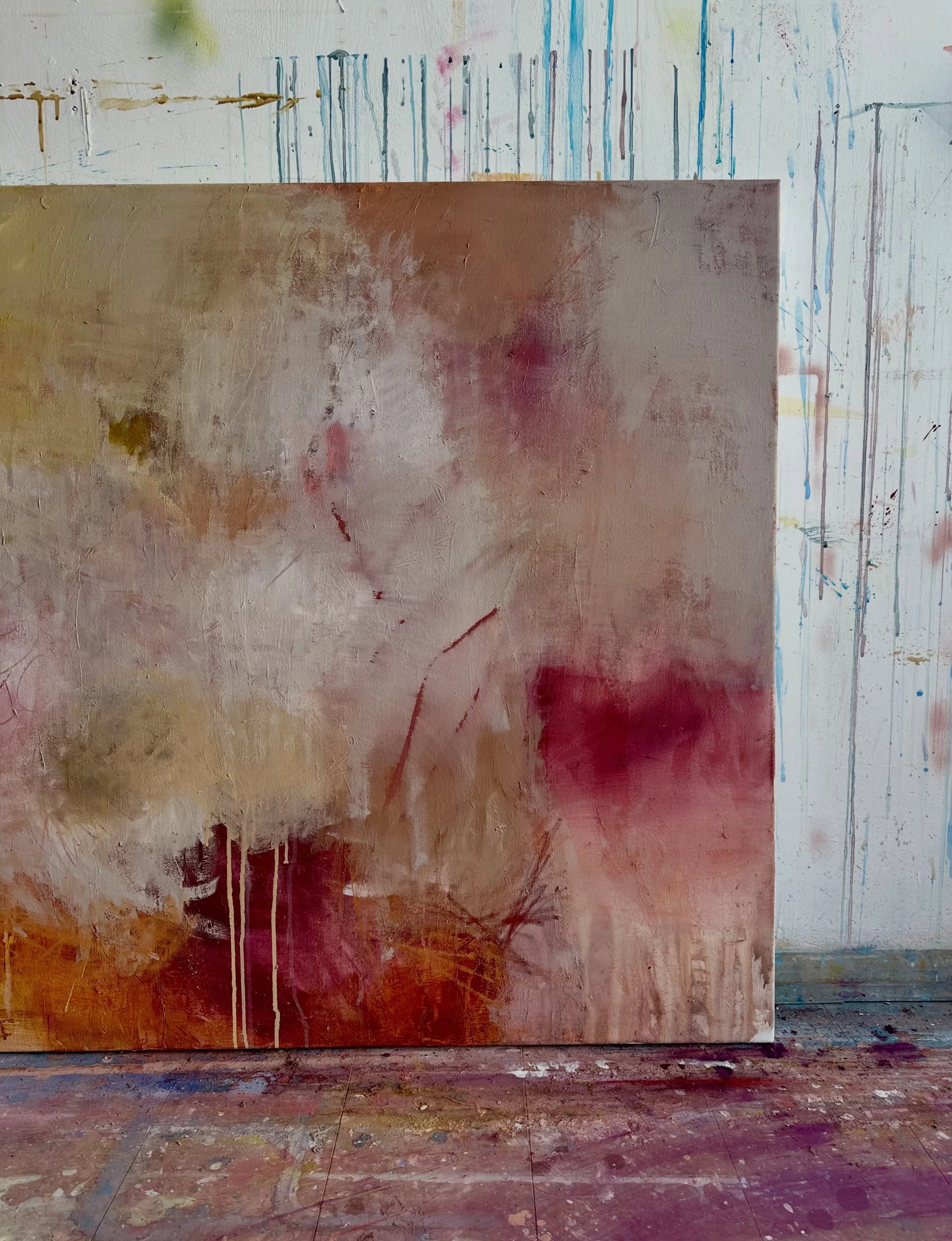 I have a brand new collection of Autumn inspired painting that are slowly taking shape &amp; will be available @affordableartfairuk in London next month. 🍁

I will showing this new collection with @nadiawaterfieldfineart, who will be joined by over 