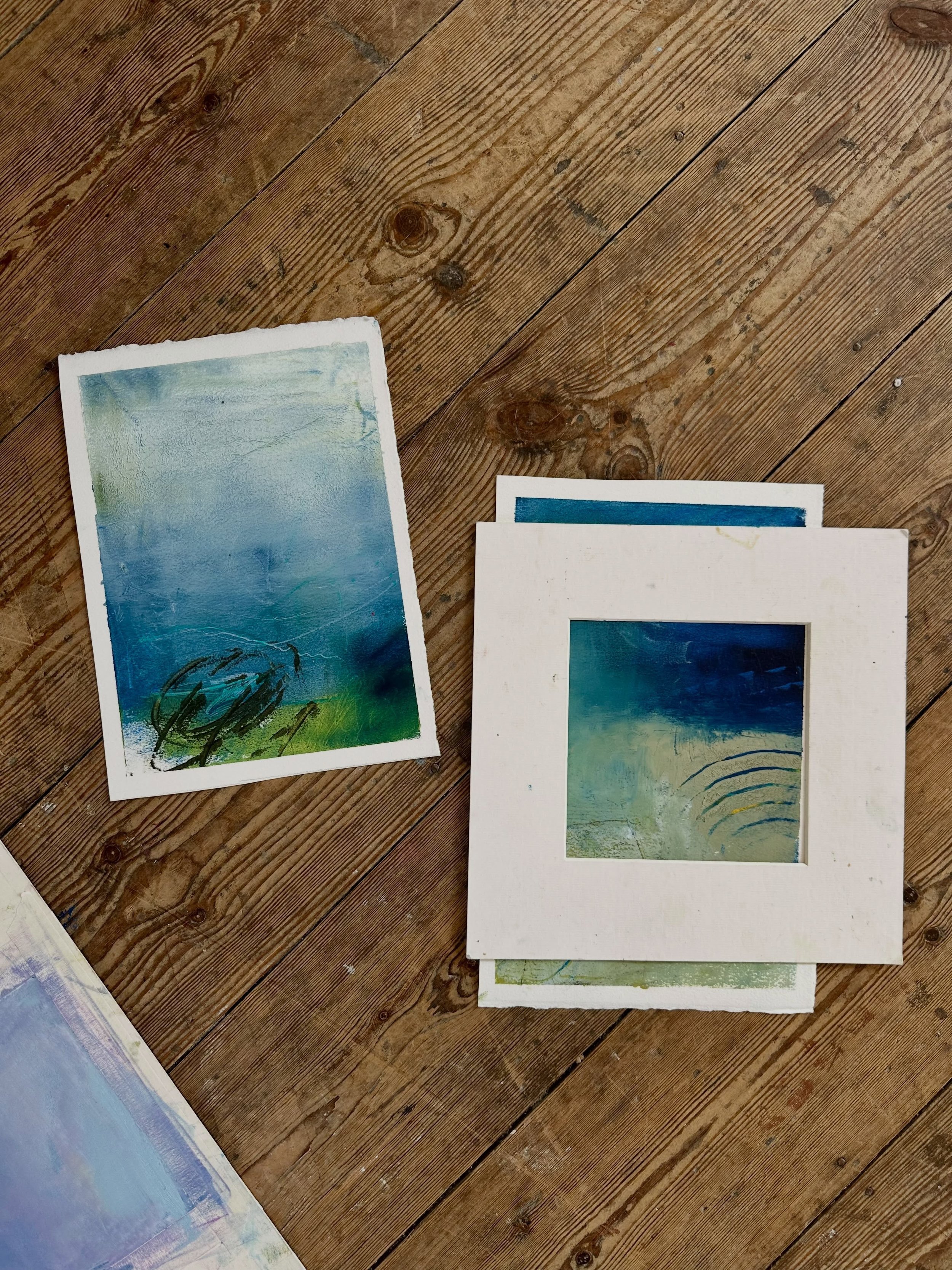 Last week I had the pleasure of teaching my three-day Abstract Landscapes with Oil &amp; Cold Wax workshop at @polyfalmouth, working with an incredible group of artists.

I get so much joy from sharing what I know about painting, especially when I se