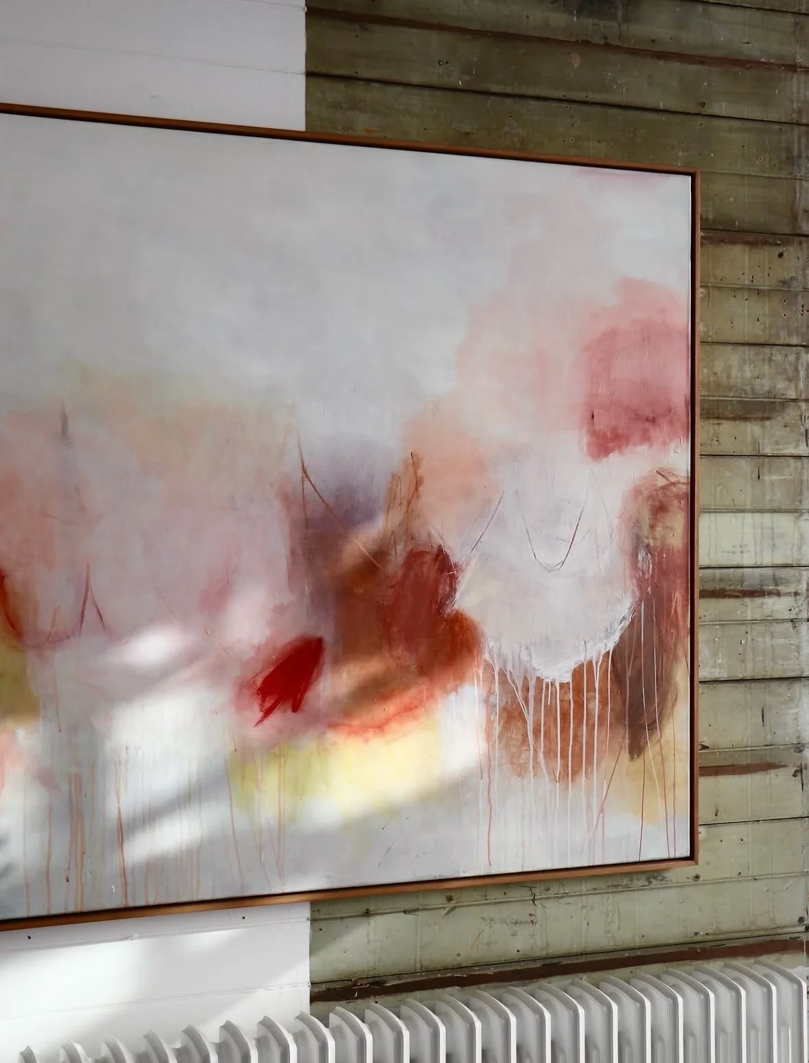 Today is the last day of this years @affordableartfairuk in Battersea, which is open until 6pm. 

This statement painting titled &lsquo;Natural Rhythms&rsquo; is available through @waterfieldfineart along with several other pieces. 

Affordable Art F