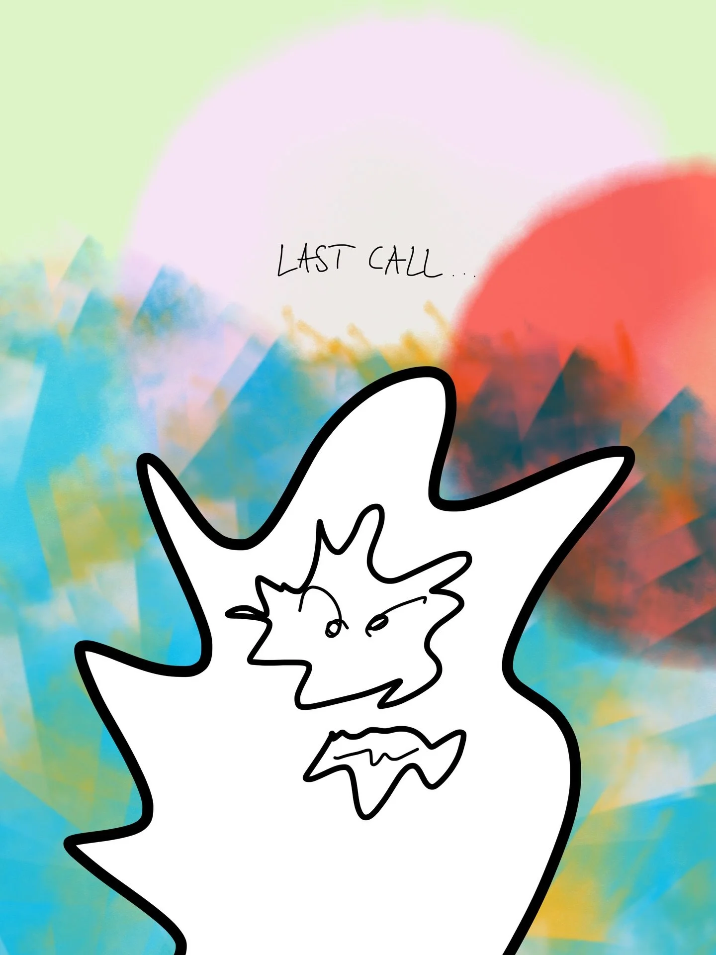 &lsquo;warning&rsquo;
message: LAST CALL 

#365doodlesbysimoniddol #warning #god #lastcall #worldtoday