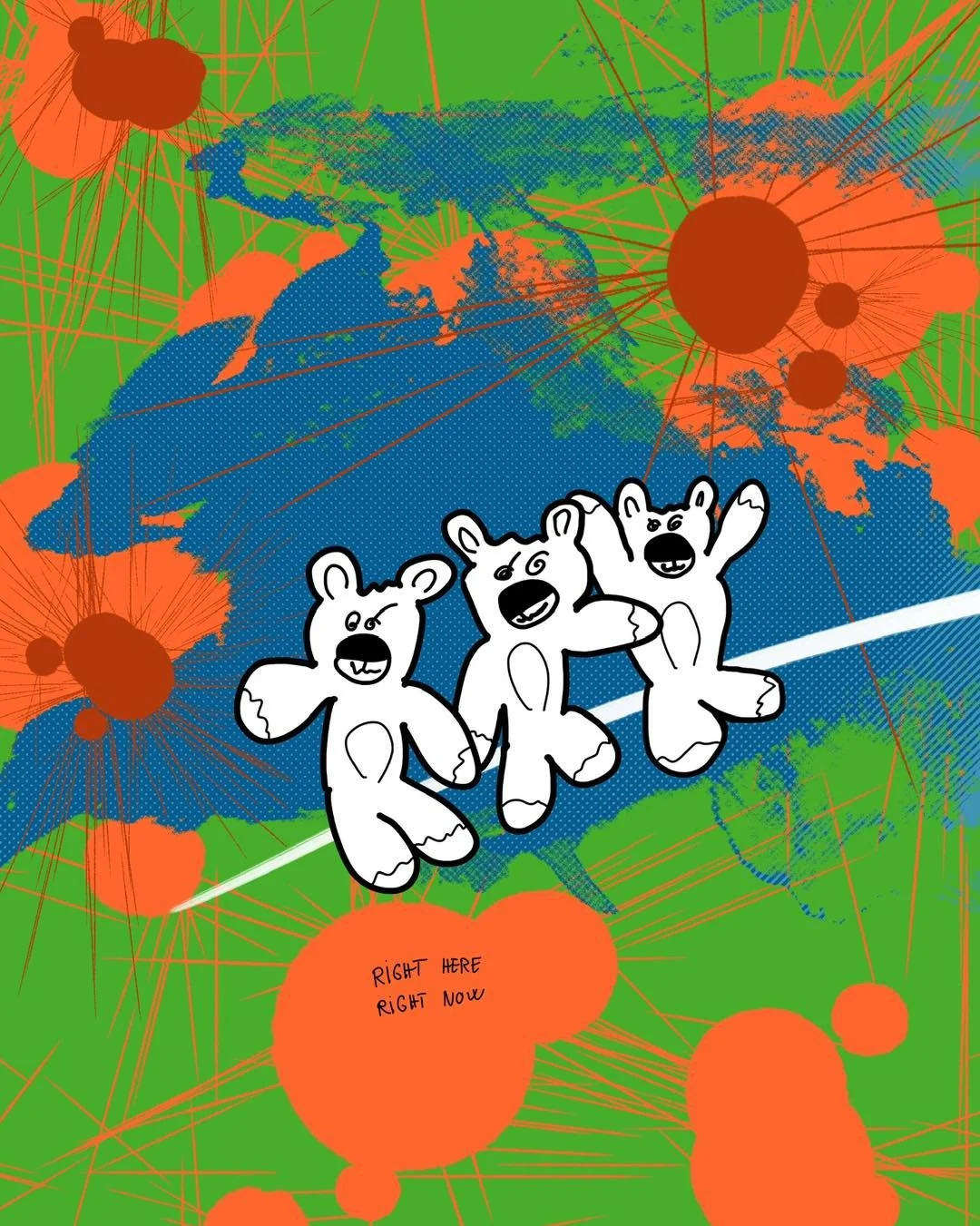 &lsquo;take a break&rsquo;
message: RIGHT HERE RIGHT NOW

#365doodlesbysimoniddol #emotionalsupportanimals #teddybears #righthererightnow #takeabreak