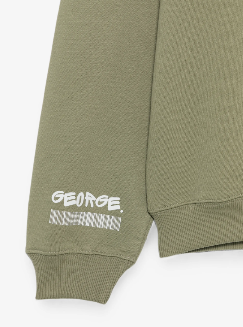 GEORGE. STUDIOS Unisex APEX Heavyweight Sweatshirt in Olive