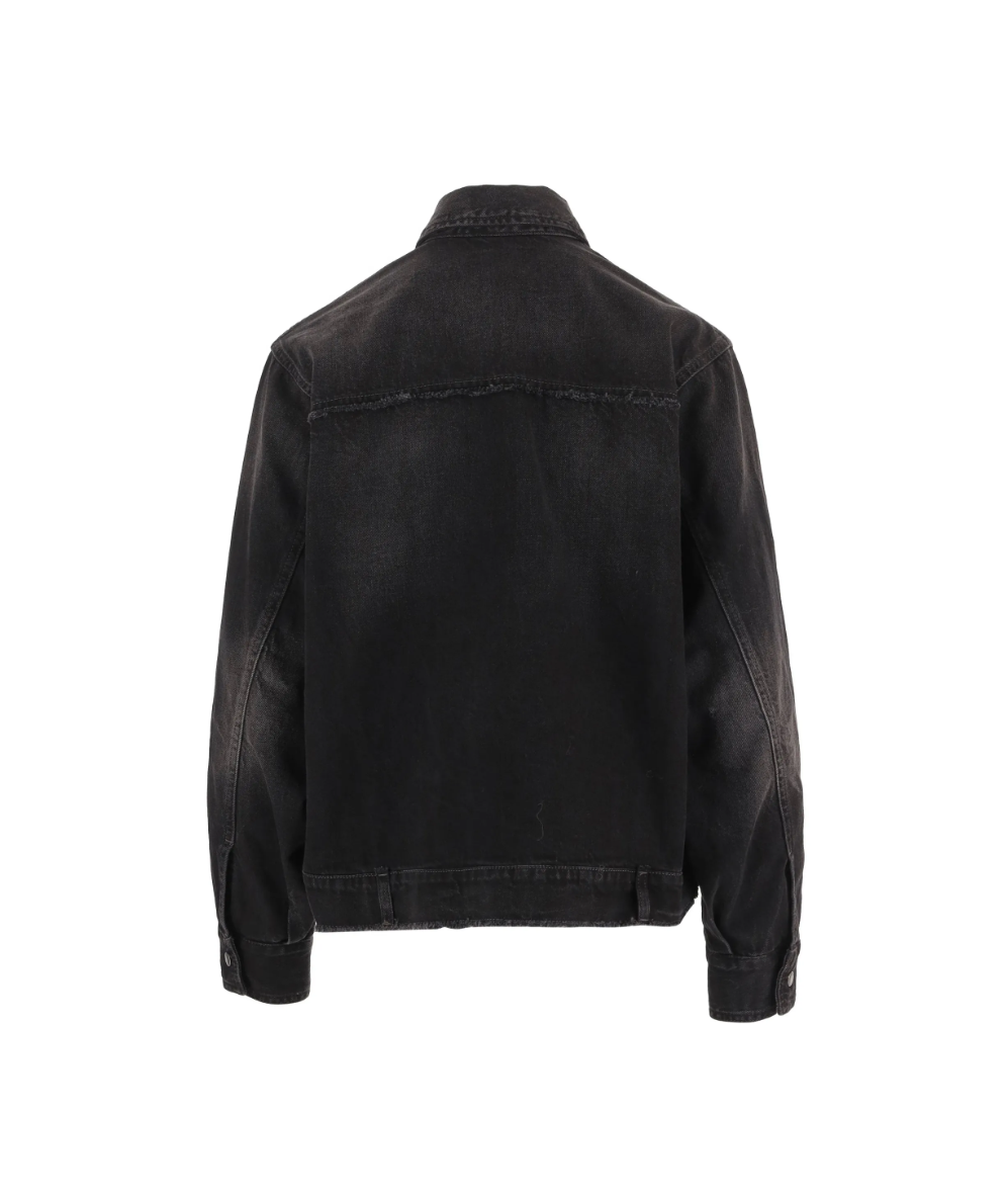 Haikure EMMA Denim Shirt for women in Vintage Black with a faded finish and effortlessly worn-in character. Made in Italy.