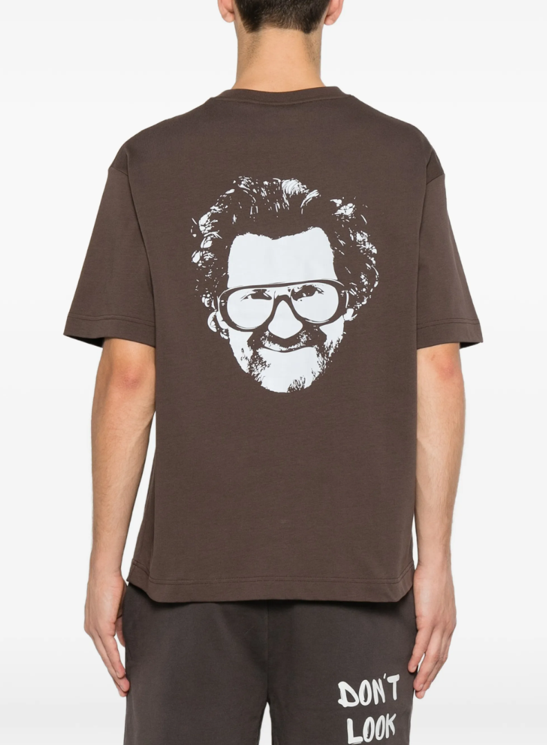 GEORGE. STUDIOS ORIGIN Heavyweight Unisex T-Shirt in colour chocolate