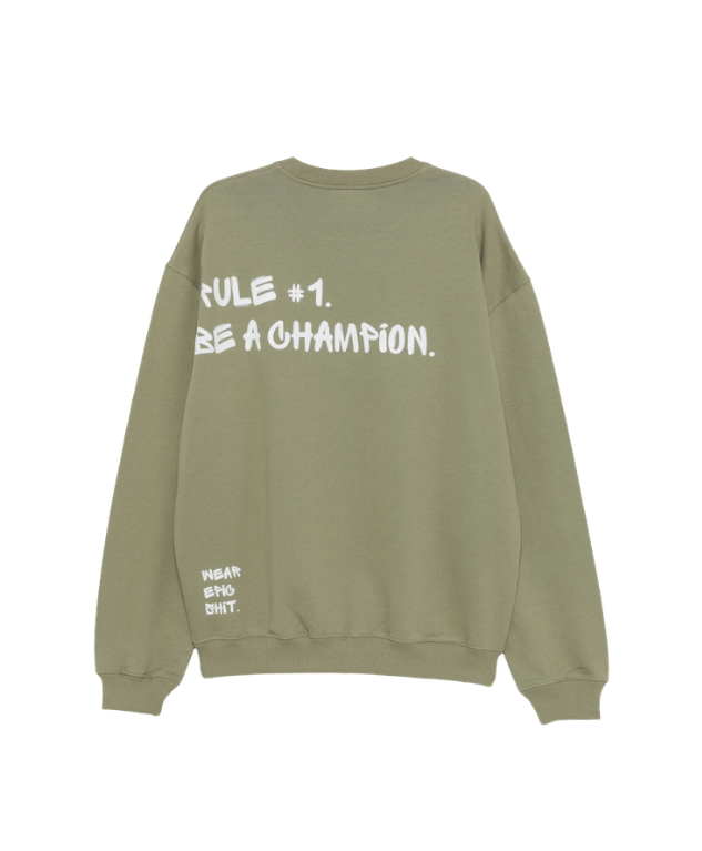 GEORGE. STUDIOS Unisex APEX Heavyweight Sweatshirt in Olive