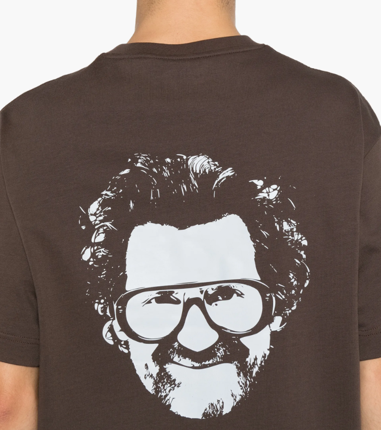 GEORGE. STUDIOS ORIGIN Heavyweight Unisex T-Shirt in colour chocolate