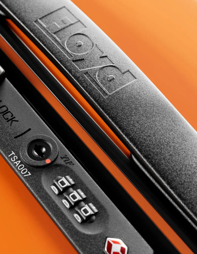 Floyd Cabin Carry-On Luggage Hot Orange