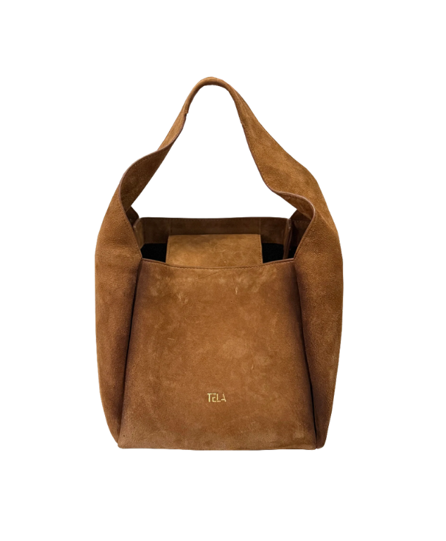 Suede Bucket Bag