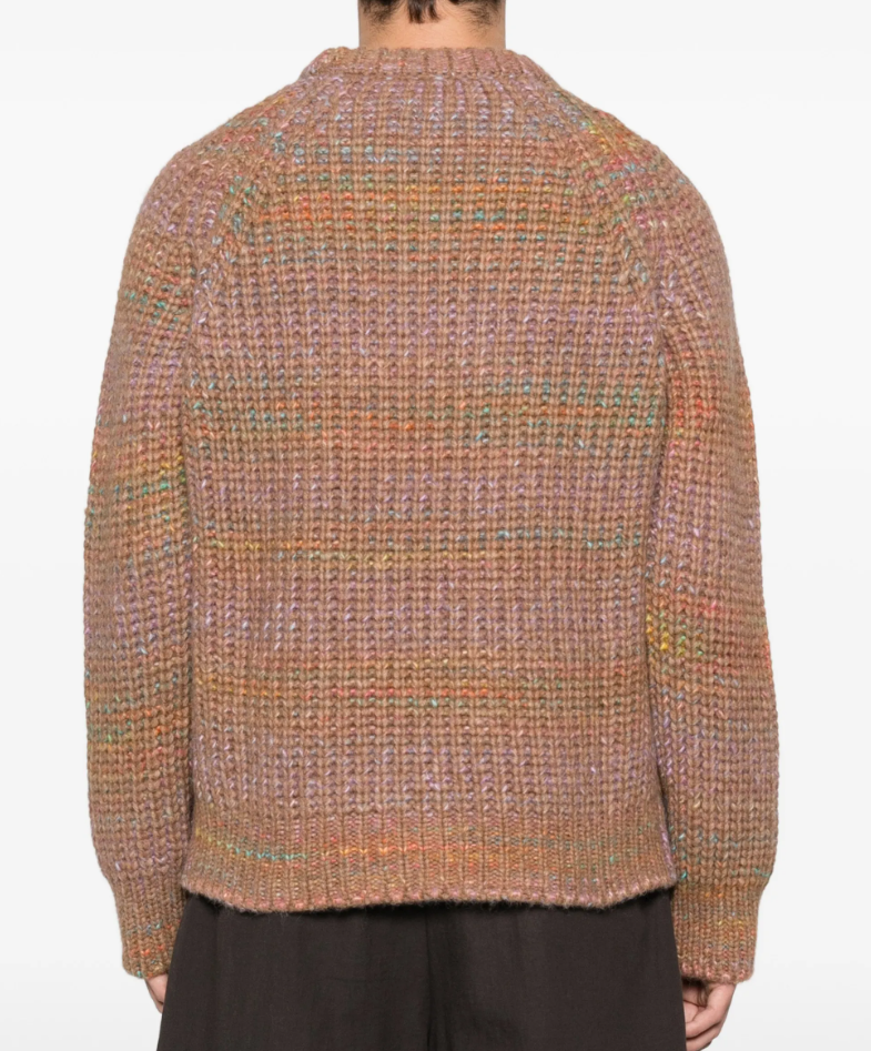 Roberto Collina Men’s Crewneck Sweater Light Brown