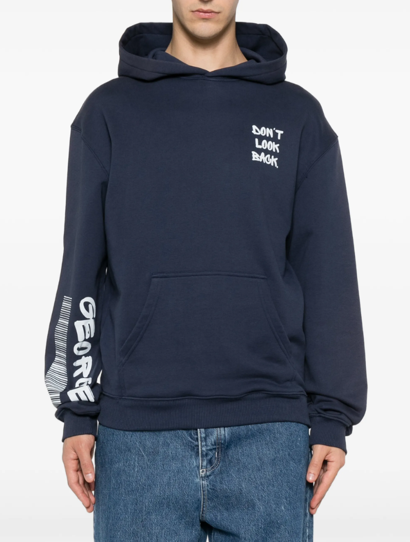 GEORGE. STUDIOS ELEMENT Heavyweight Unisex Hoodie in colour navy