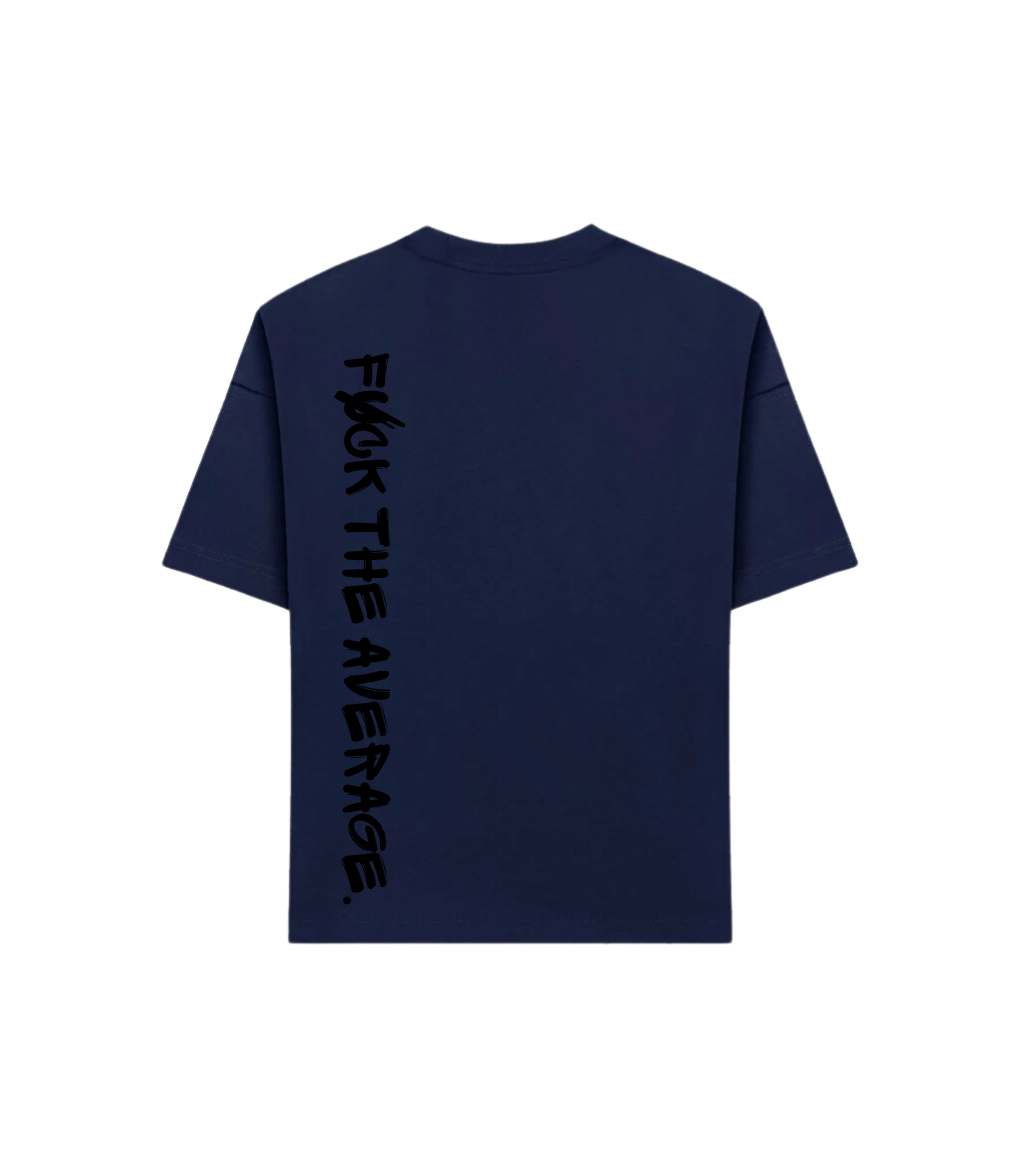 GEORGE. STUDIOS STEEL Heavyweight Unisex T-Shirt in colour navy