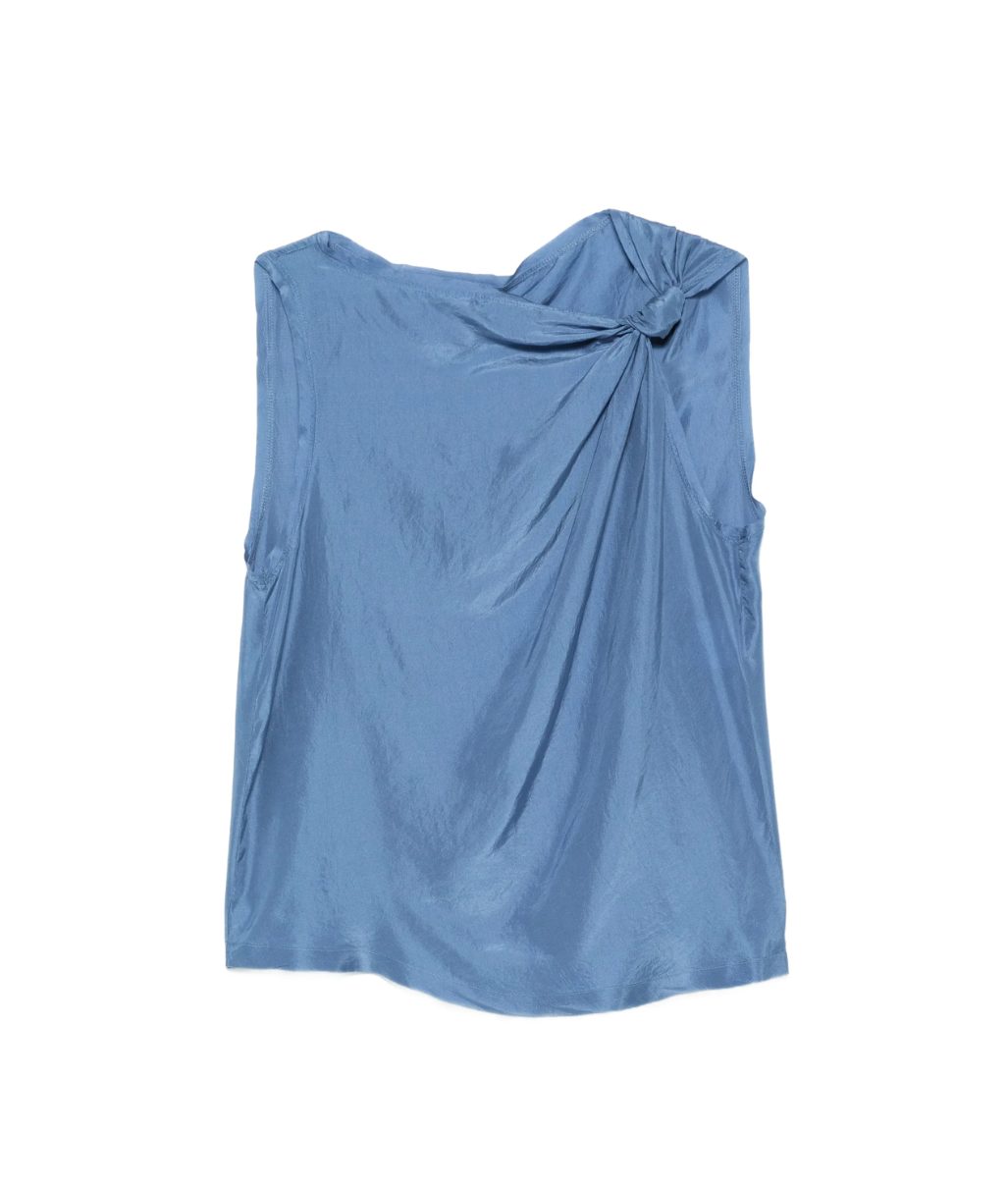 Knotted Silk Top