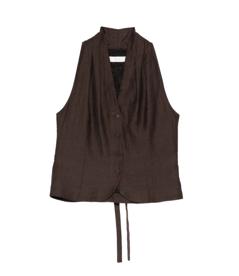Button Tie Waistcoat