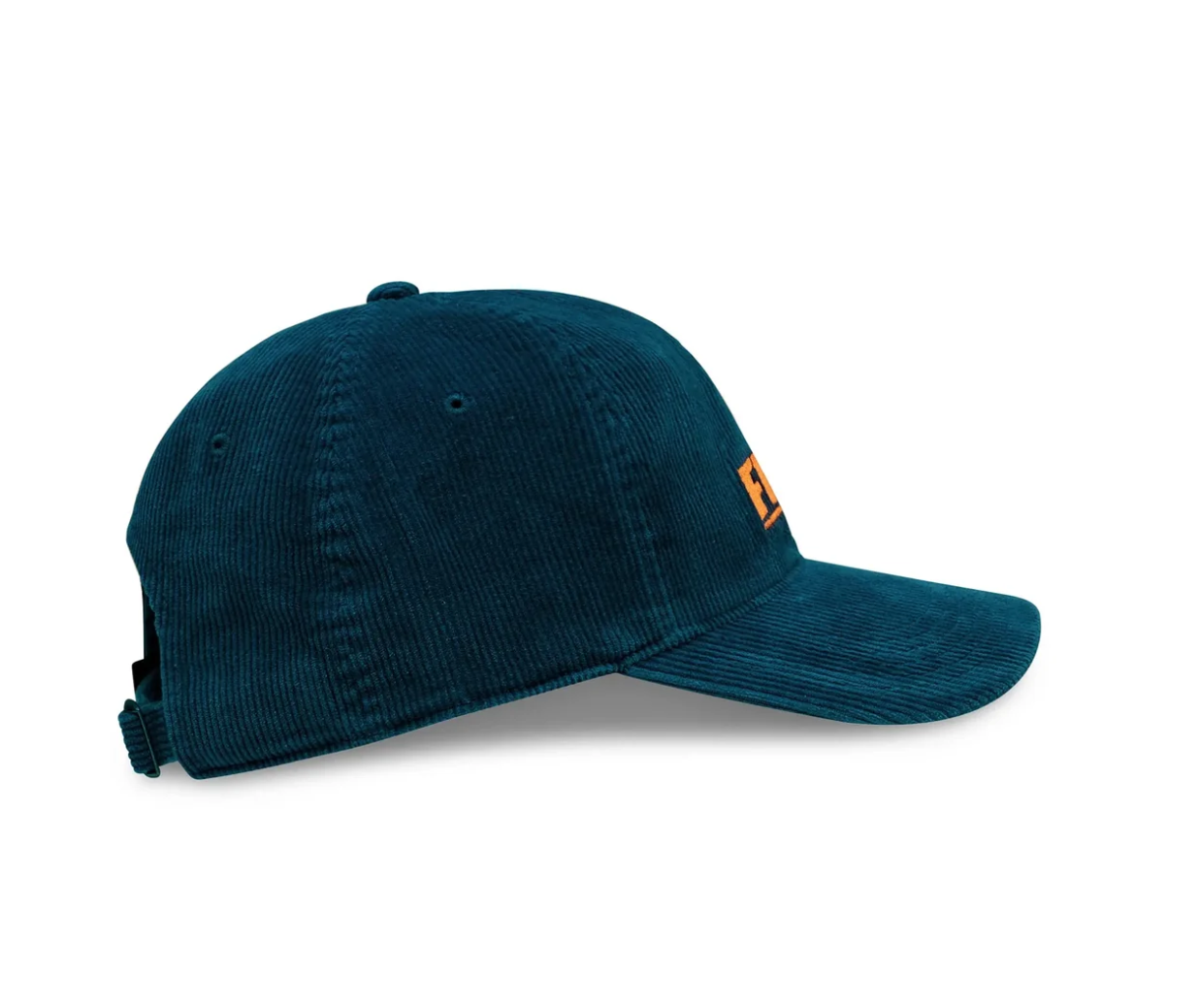 Floyd Cap Cord in Wave Blue, a unisex 11-wale corduroy cap with signature Floyd embroidery and adjustable fit.