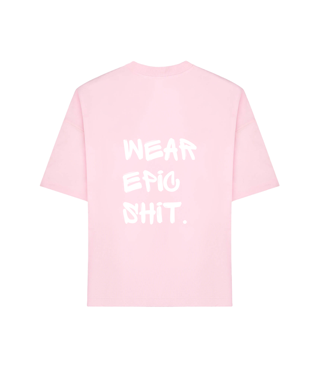 GEORGE. STUDIOS RUST Heavyweight Unisex T-Shirt in colour rose