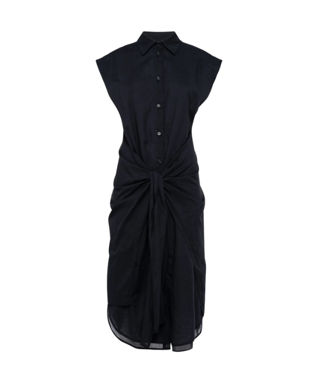 D. Piramid Midi Shirt Dress