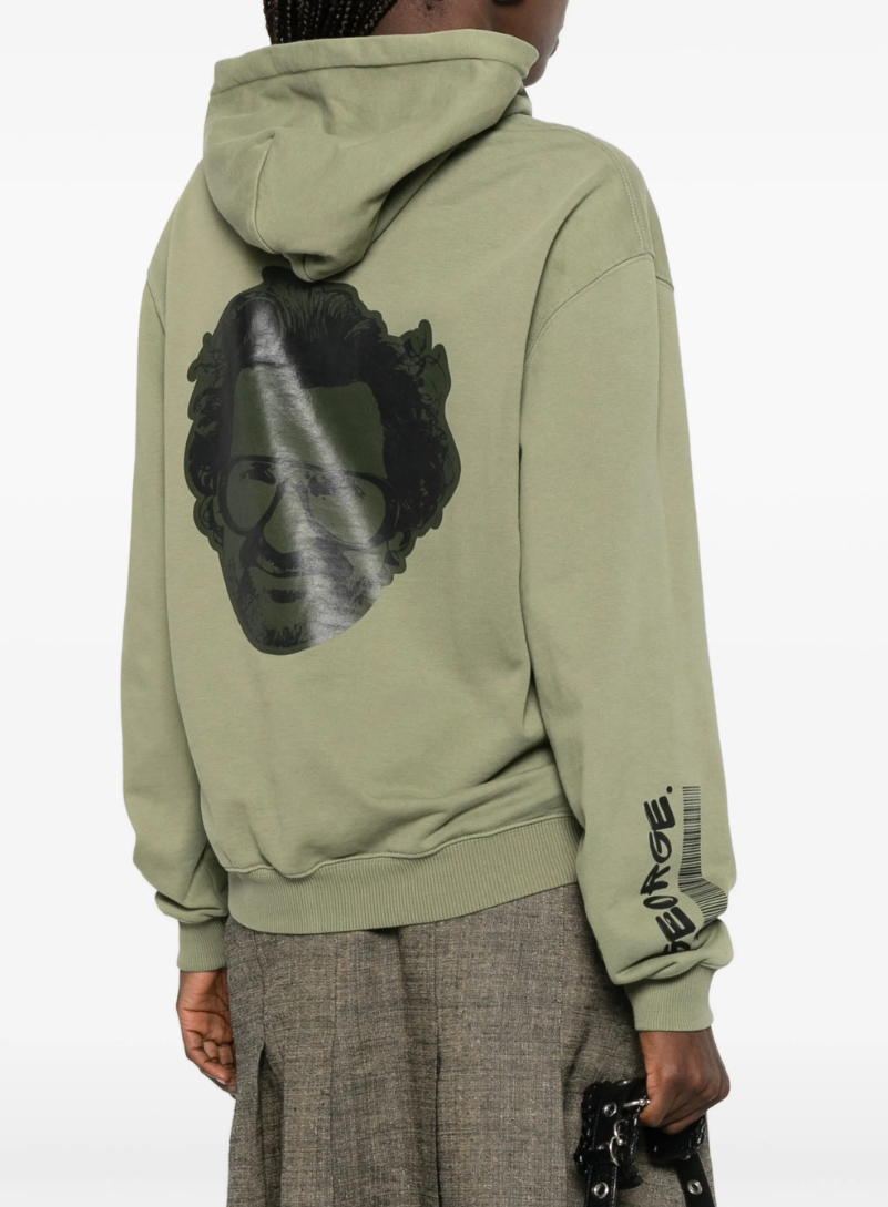 GEORGE. STUDIOS ELEMENT Heavyweight Unisex Hoodie in colour olive