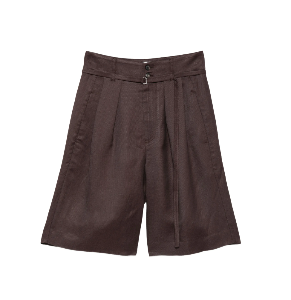 Pleated Shorts