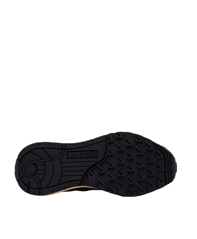 Autry Reelwind Low sneakers in Plugh and Zephyr with nylon, suede, leather, and retro running design.