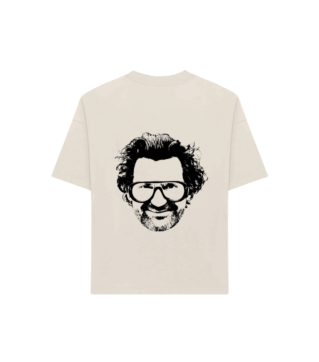 GEORGE. STUDIOS ORIGIN Heavyweight Unisex T-Shirt in colour cream