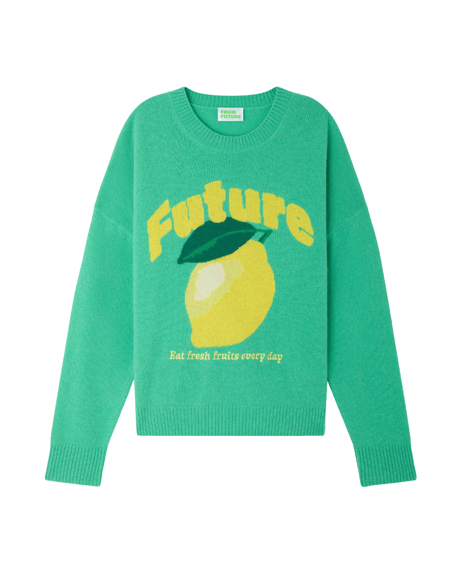 Intarsia Cashmere Sweater