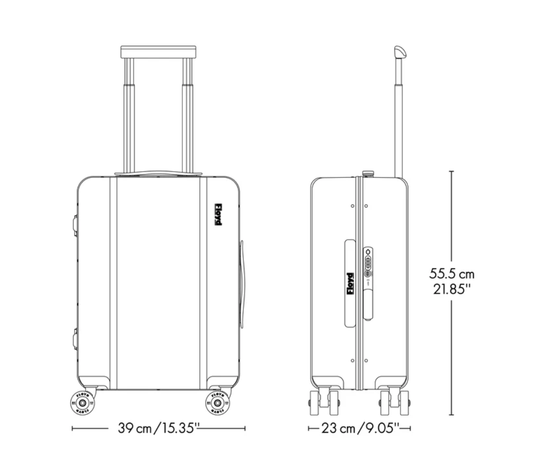 Floyd Cabin Carry-On Luggage Magic Purple