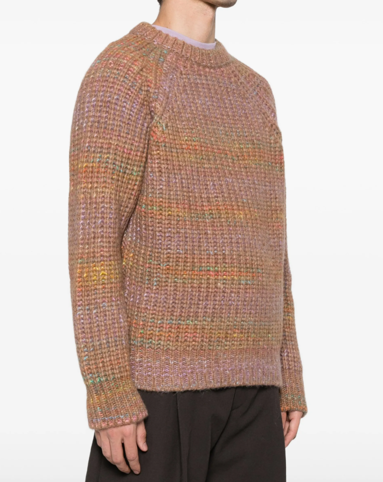 Roberto Collina Men’s Crewneck Sweater Light Brown