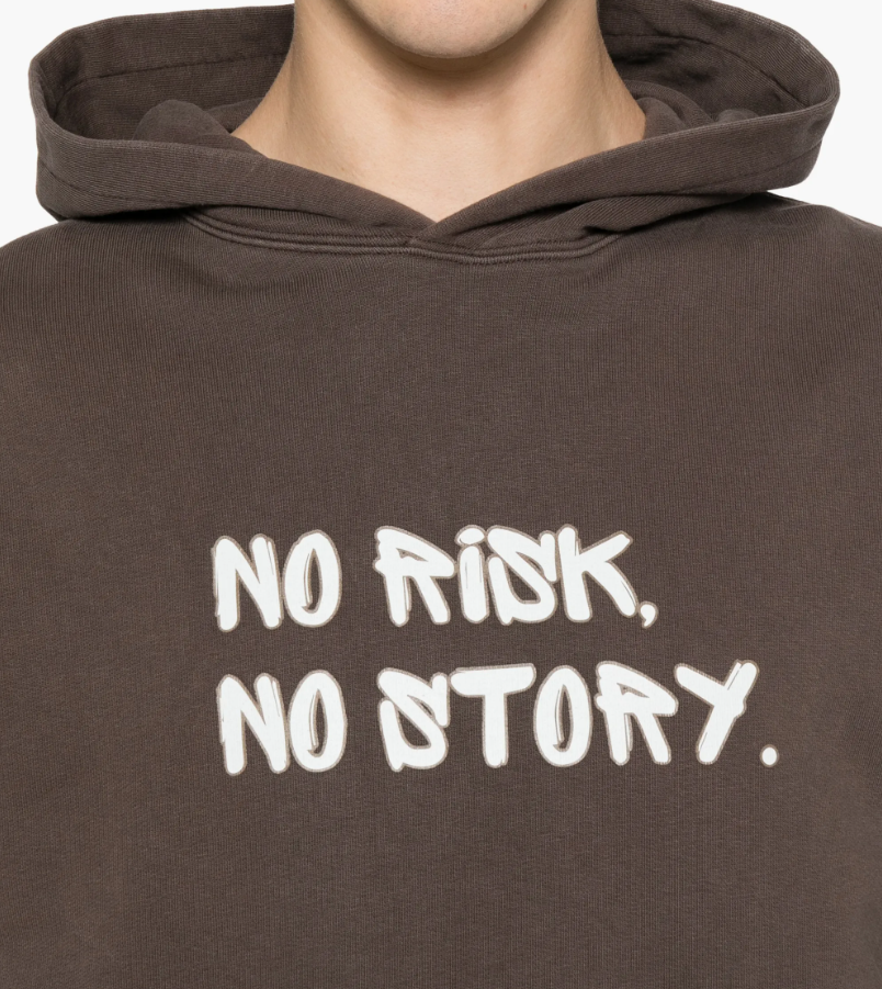 GEORGE. STUDIOS ECHO Heavyweight Unisex Hoodie in colour chocolate