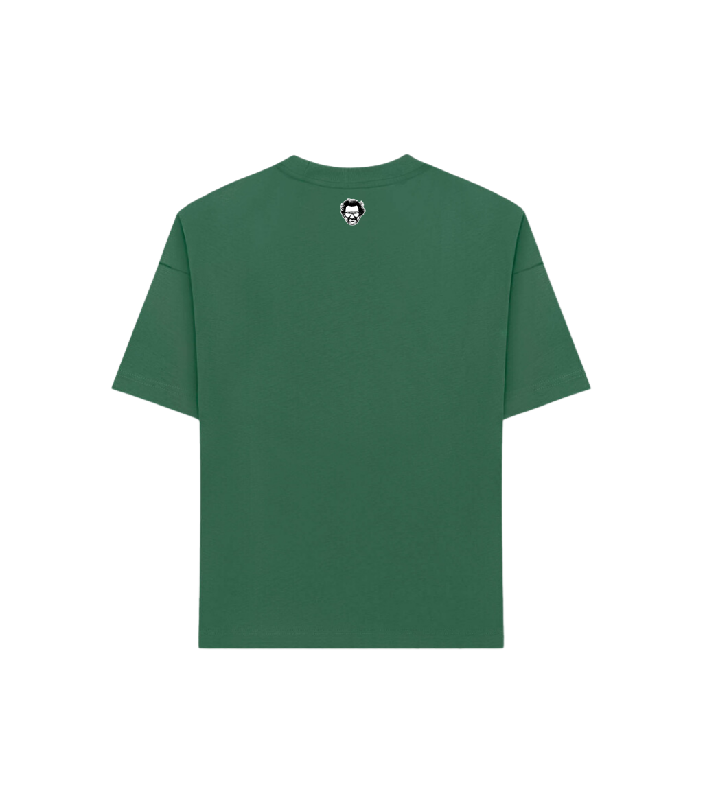 GEORGE. STUDIOS PIPE Heavyweight Unisex T-Shirt in colour green