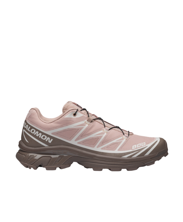 Salomon XT-6 Protective for women in Shadow, Iron and Lilac, featuring durable ripstop, textured TPU film and signature trail technology.