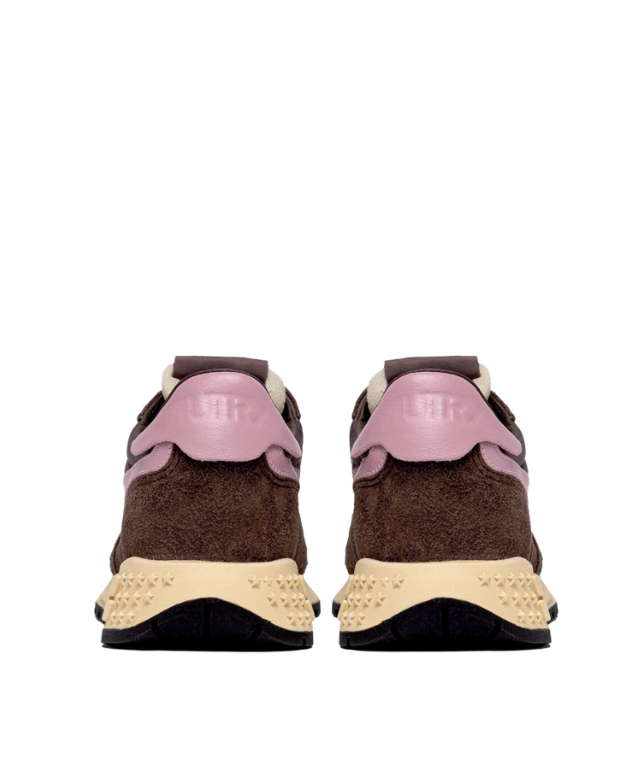 Autry Reelwind Low sneakers in Plugh and Zephyr with nylon, suede, leather, and retro running design.