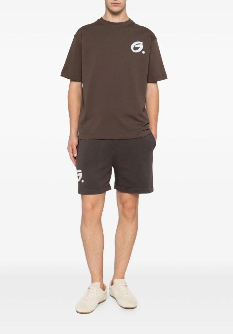 GEORGE. STUDIOS ORIGIN Heavyweight Unisex T-Shirt in colour chocolate