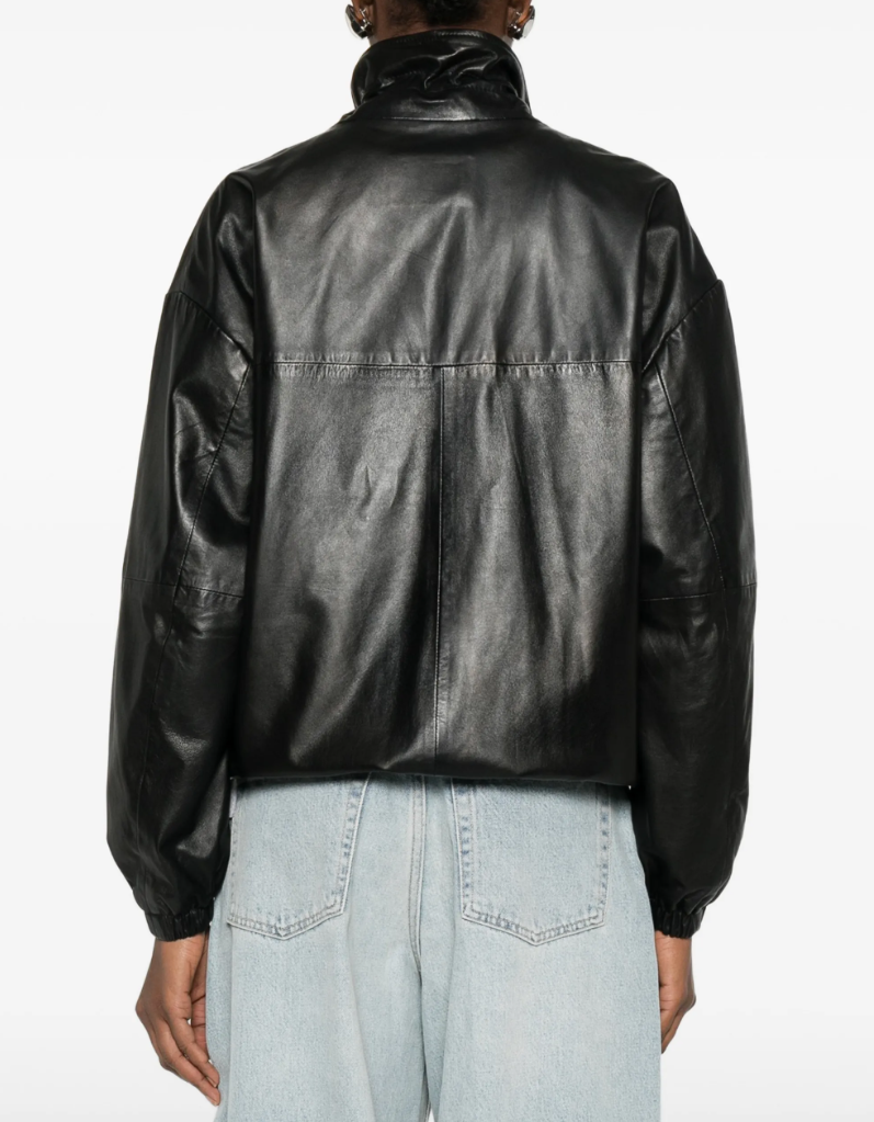 Haikure Women Jordan Leather Jacket Black