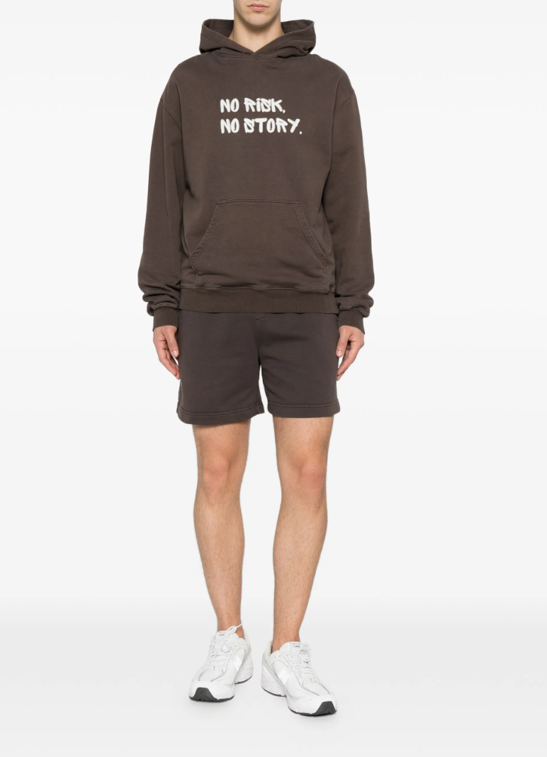 GEORGE. STUDIOS ECHO Heavyweight Unisex Hoodie in colour chocolate