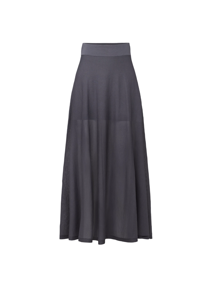 TENSYA Fine Knit Maxi Skirt