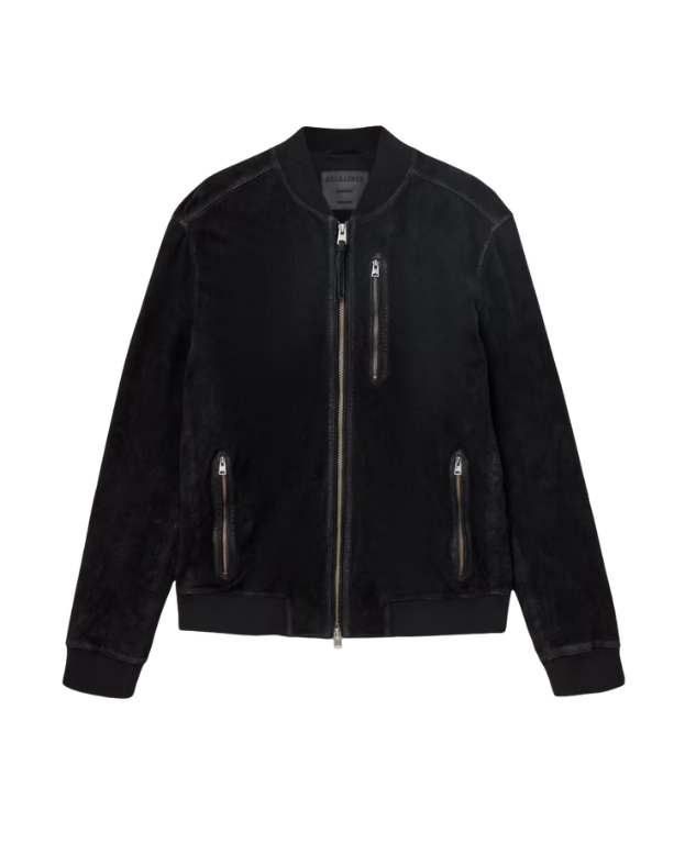 KEMBLE Suede Bomber Jacket
