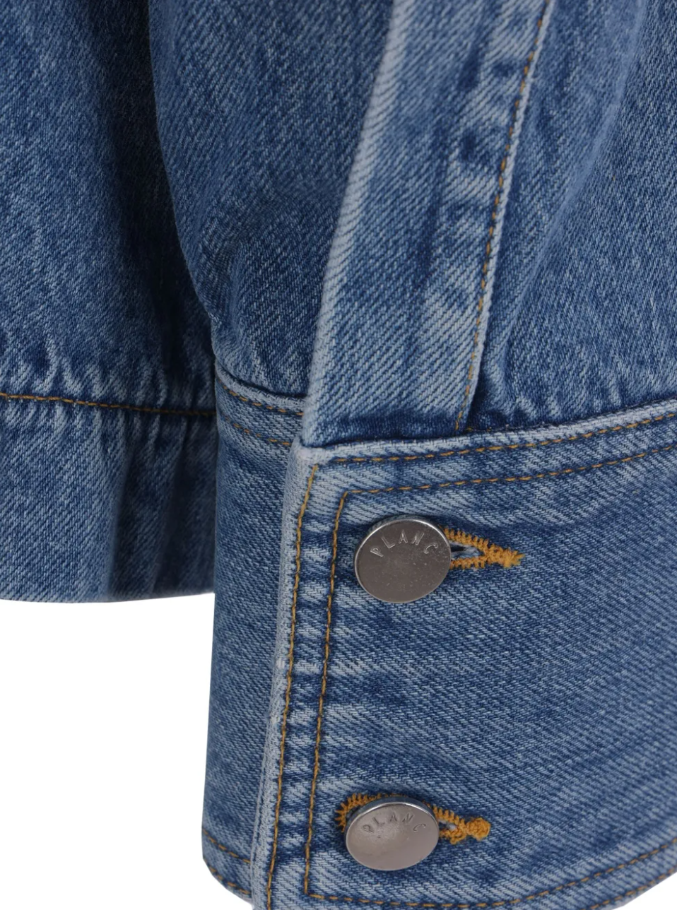 Plan C Women Button-Up Denim Jacket Indigo Blue