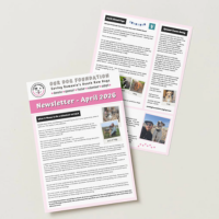 O.U.R April Newsletter