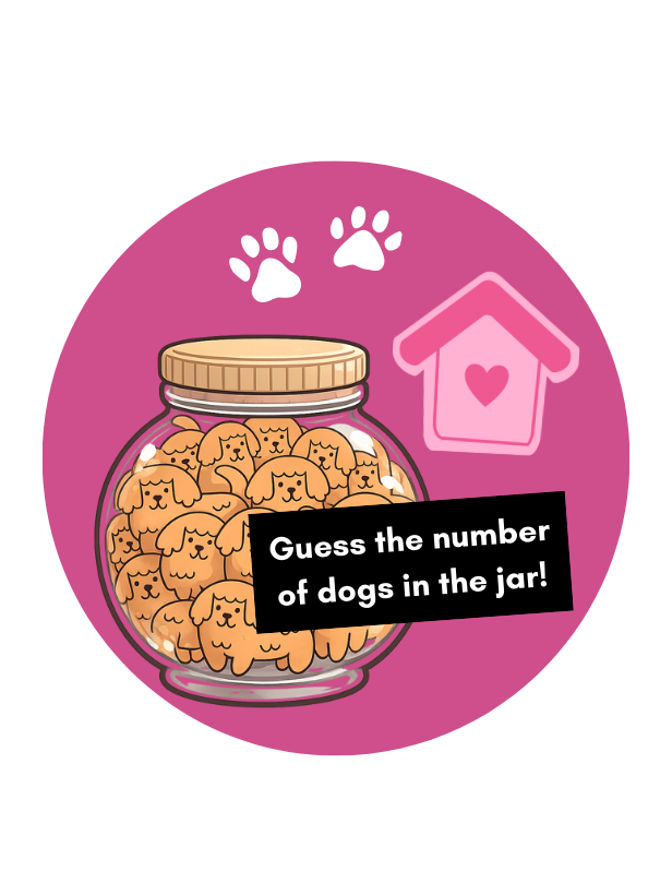 Guess the number of dogs to fund Alina's huts!