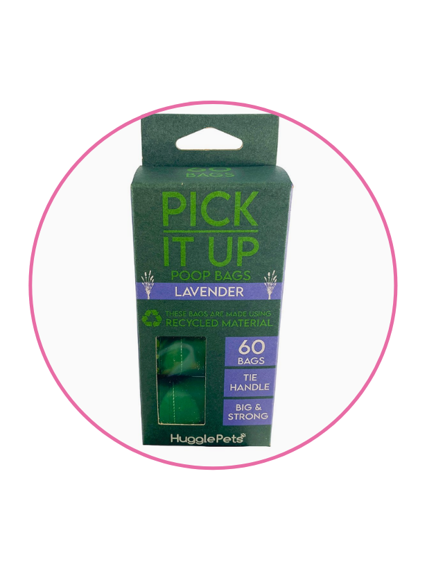 Lavender Poo Bags - 4 rolls (60 bags)