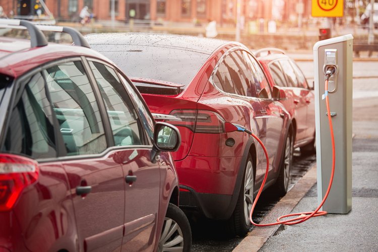 EV charging on the street