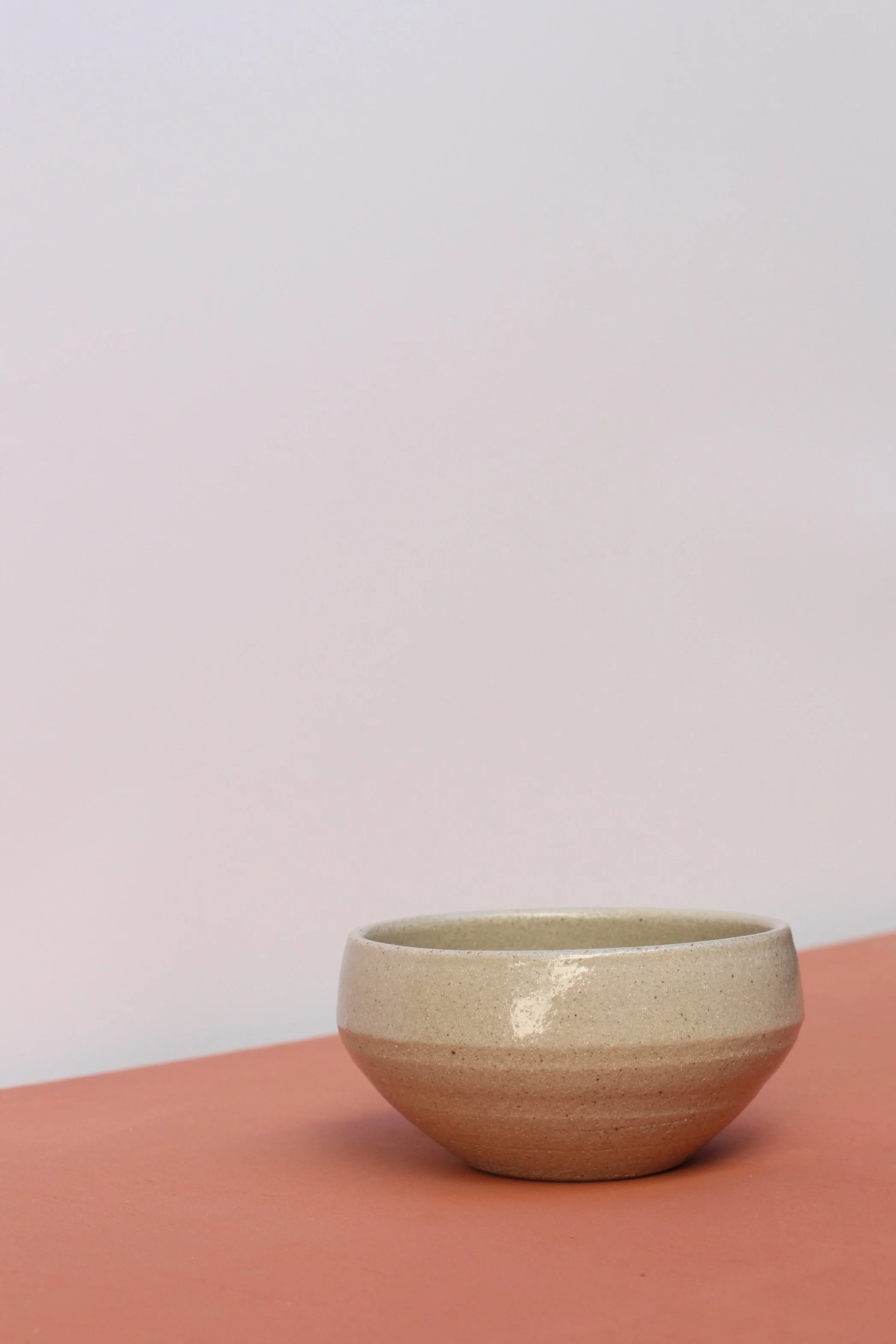 Shiny transparent soup bowl