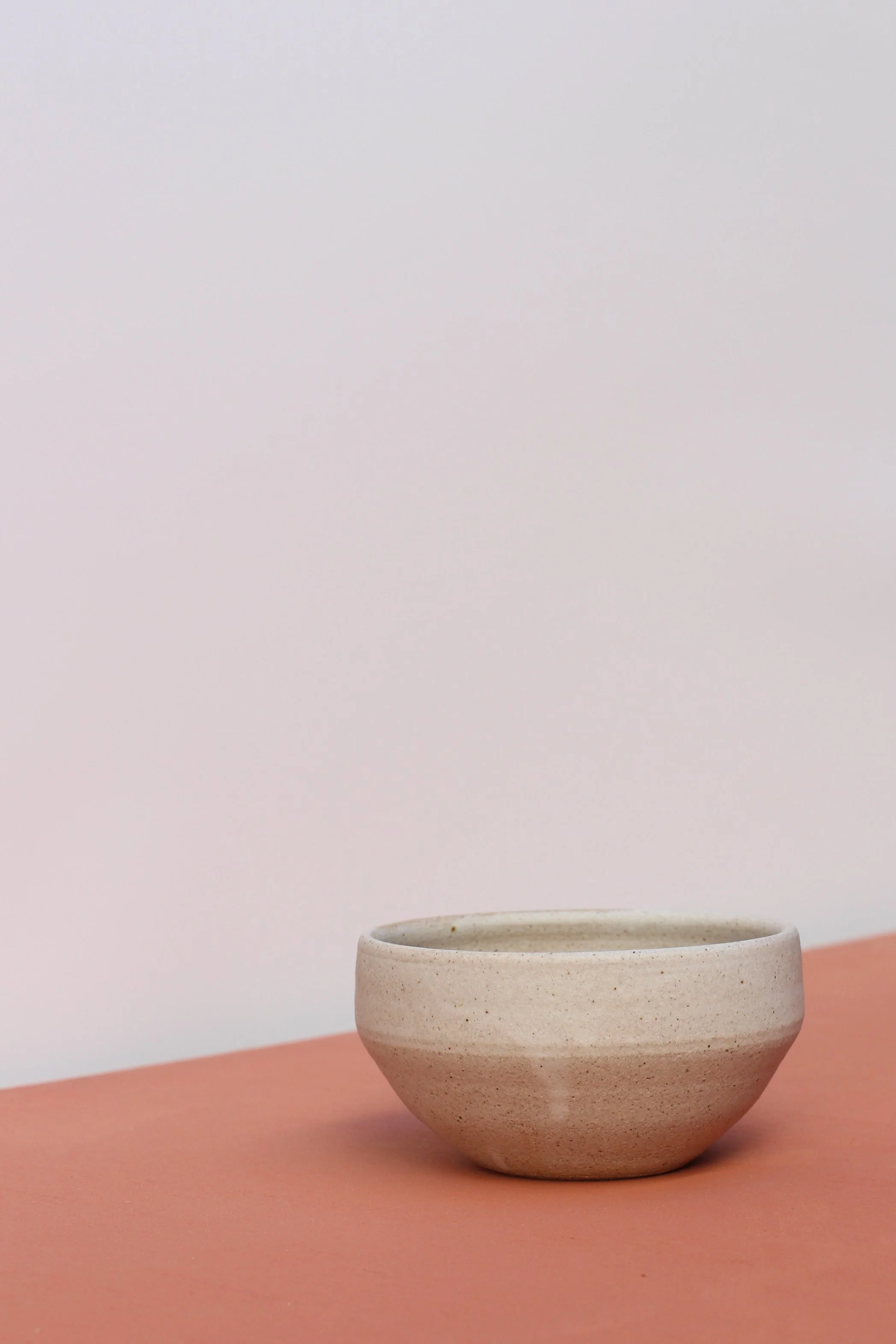 Matt cream soup bowl