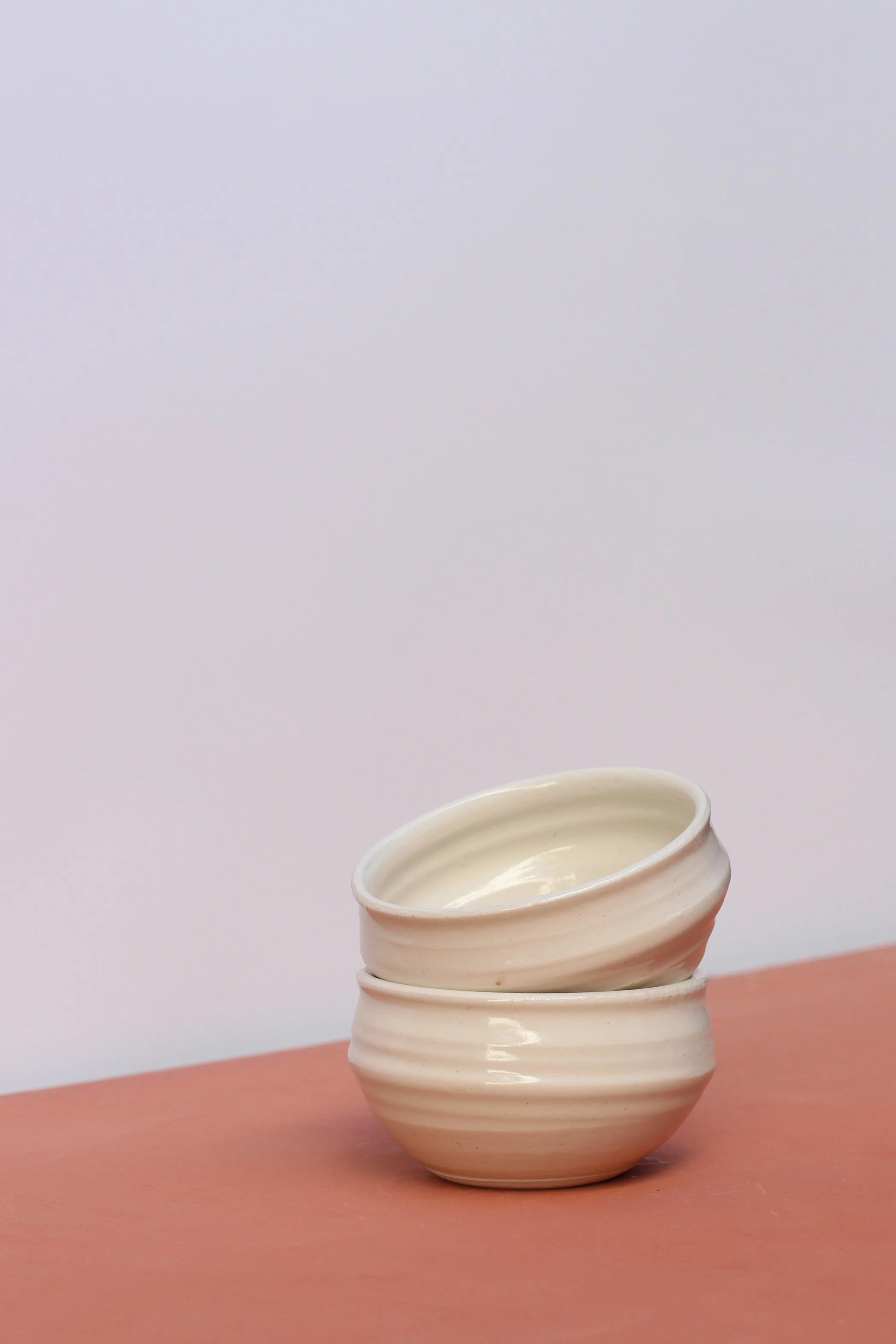 Transparent small bowl - sold as a pair