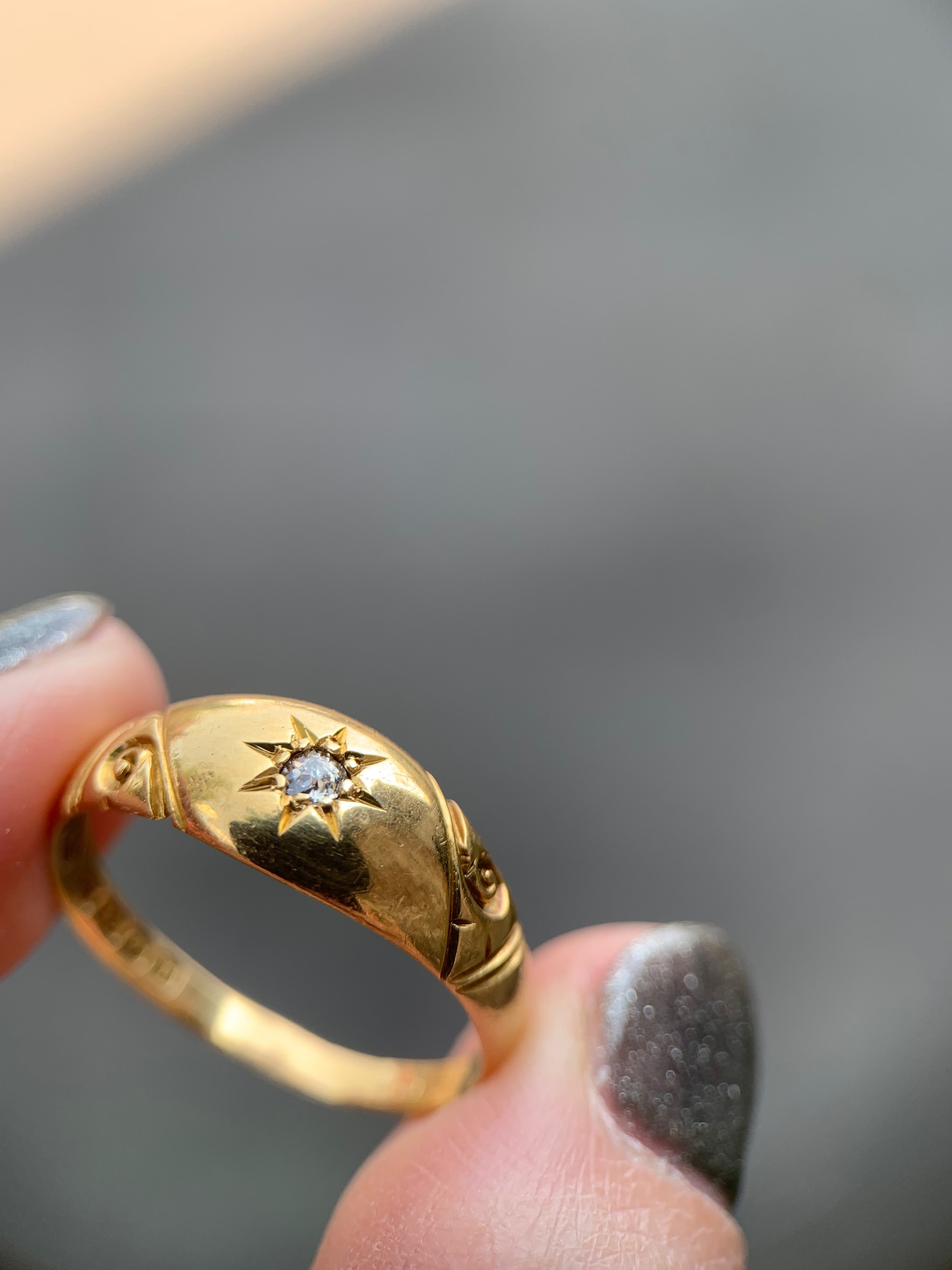 Antique Gold Gypsy Ring