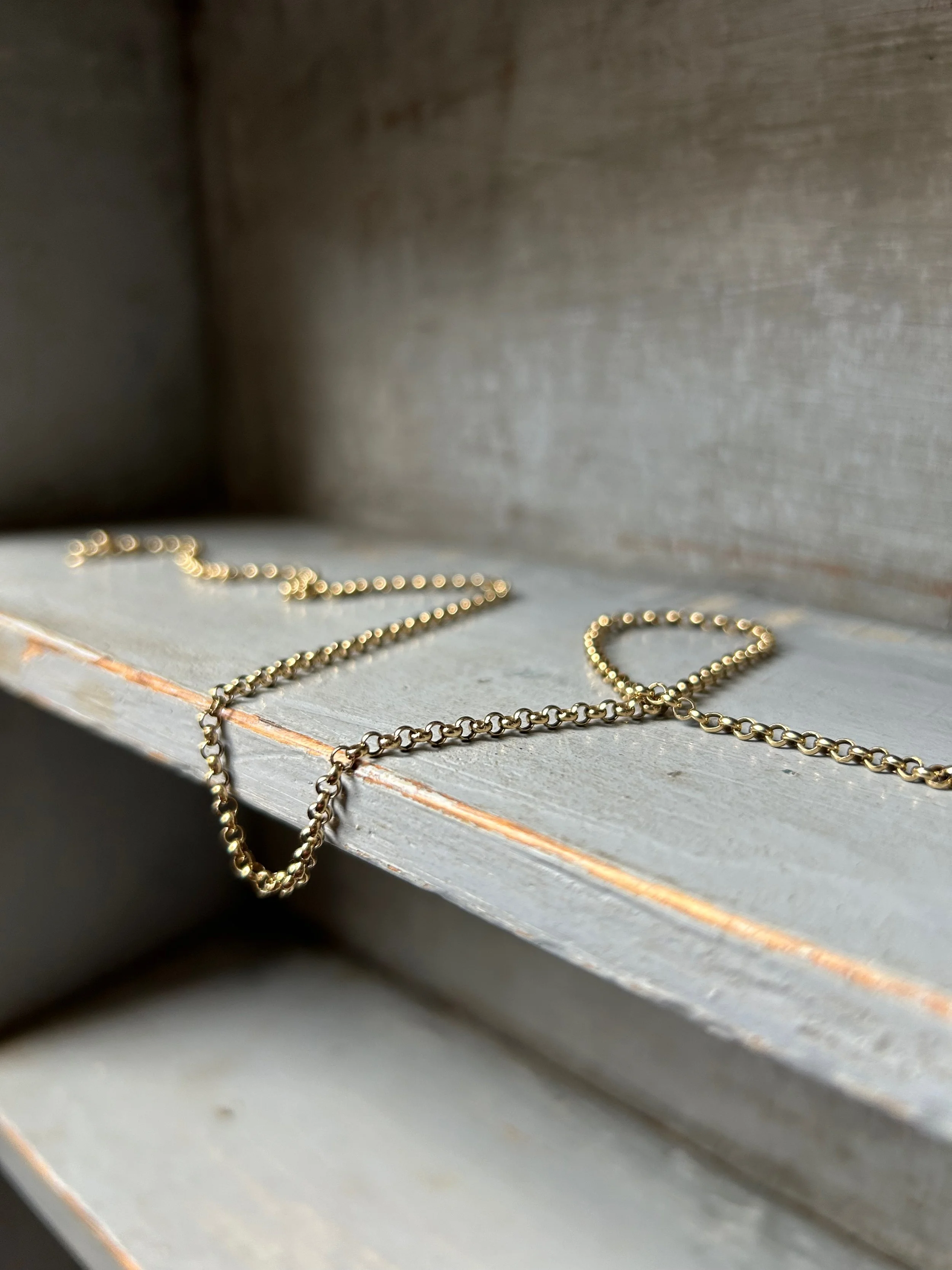 Vintage 9ct Gold Belcher Chain
