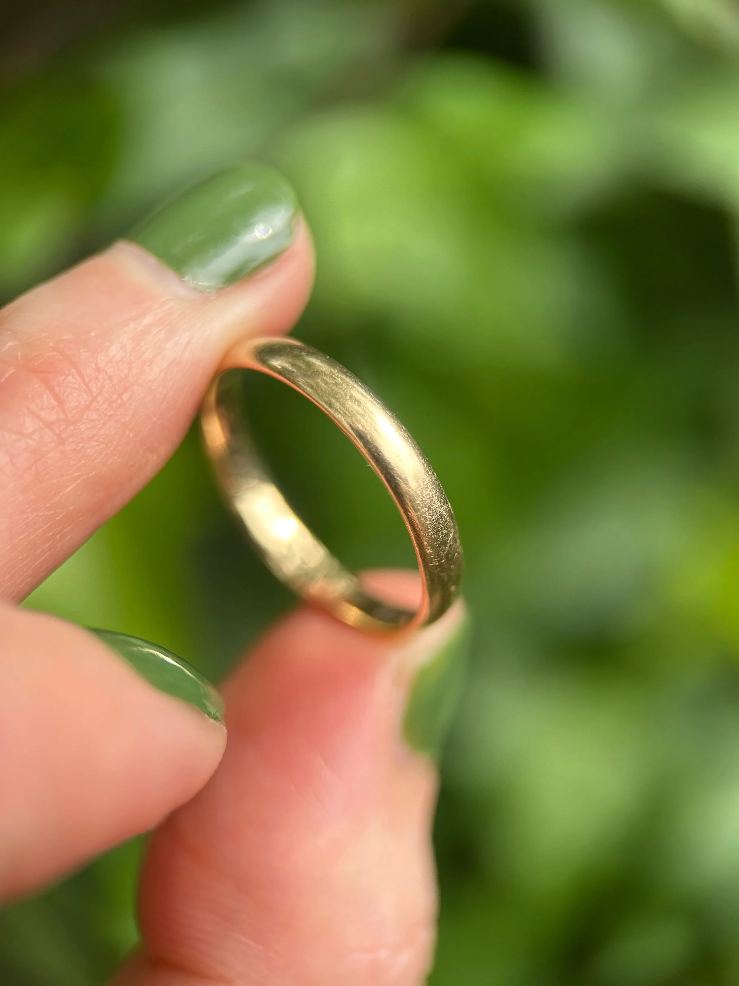 Vintage 9ct Gold Wedding Band