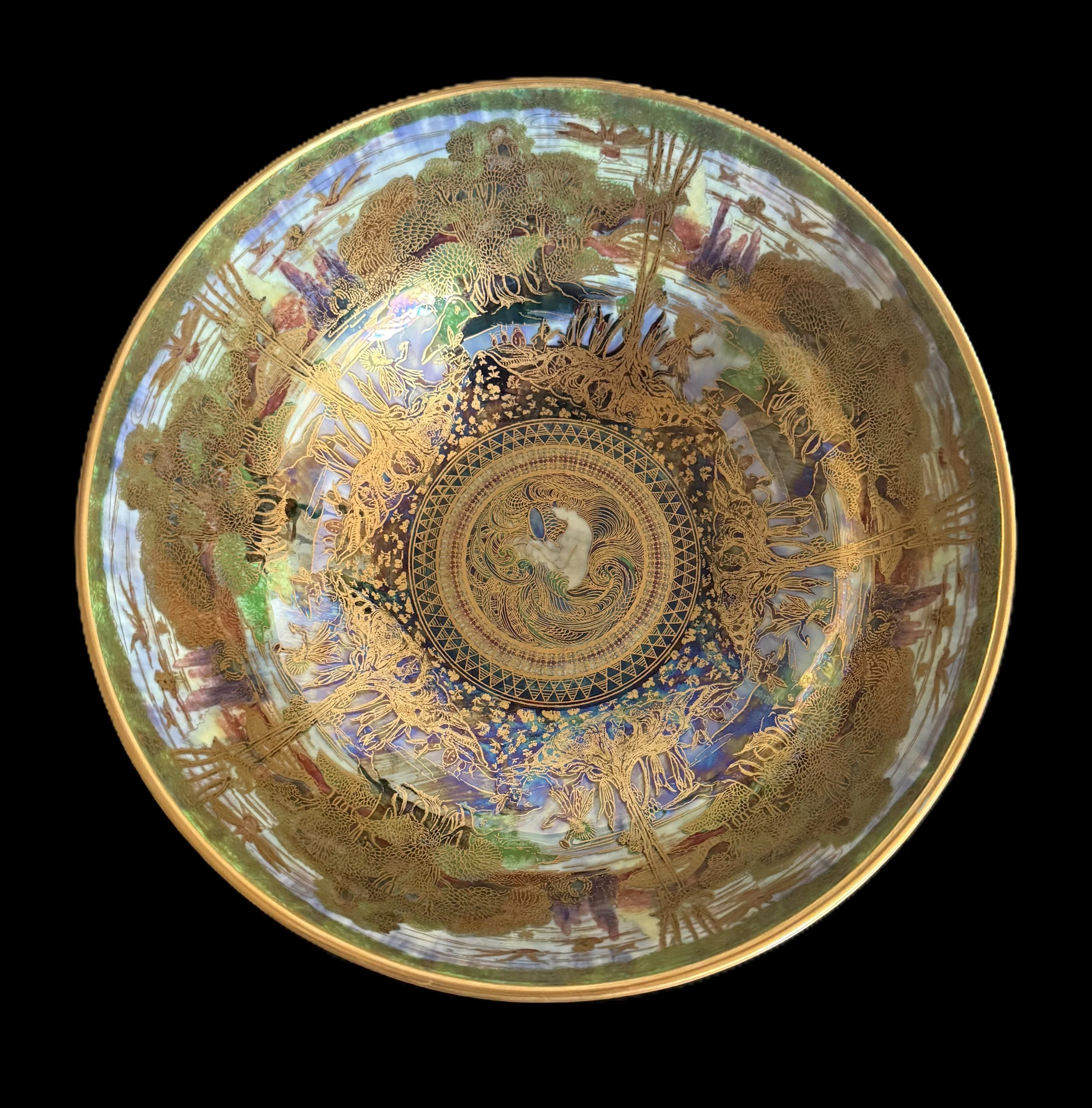 5650  Wedgwood Fairyland Lustre Punch Bowl.JPG