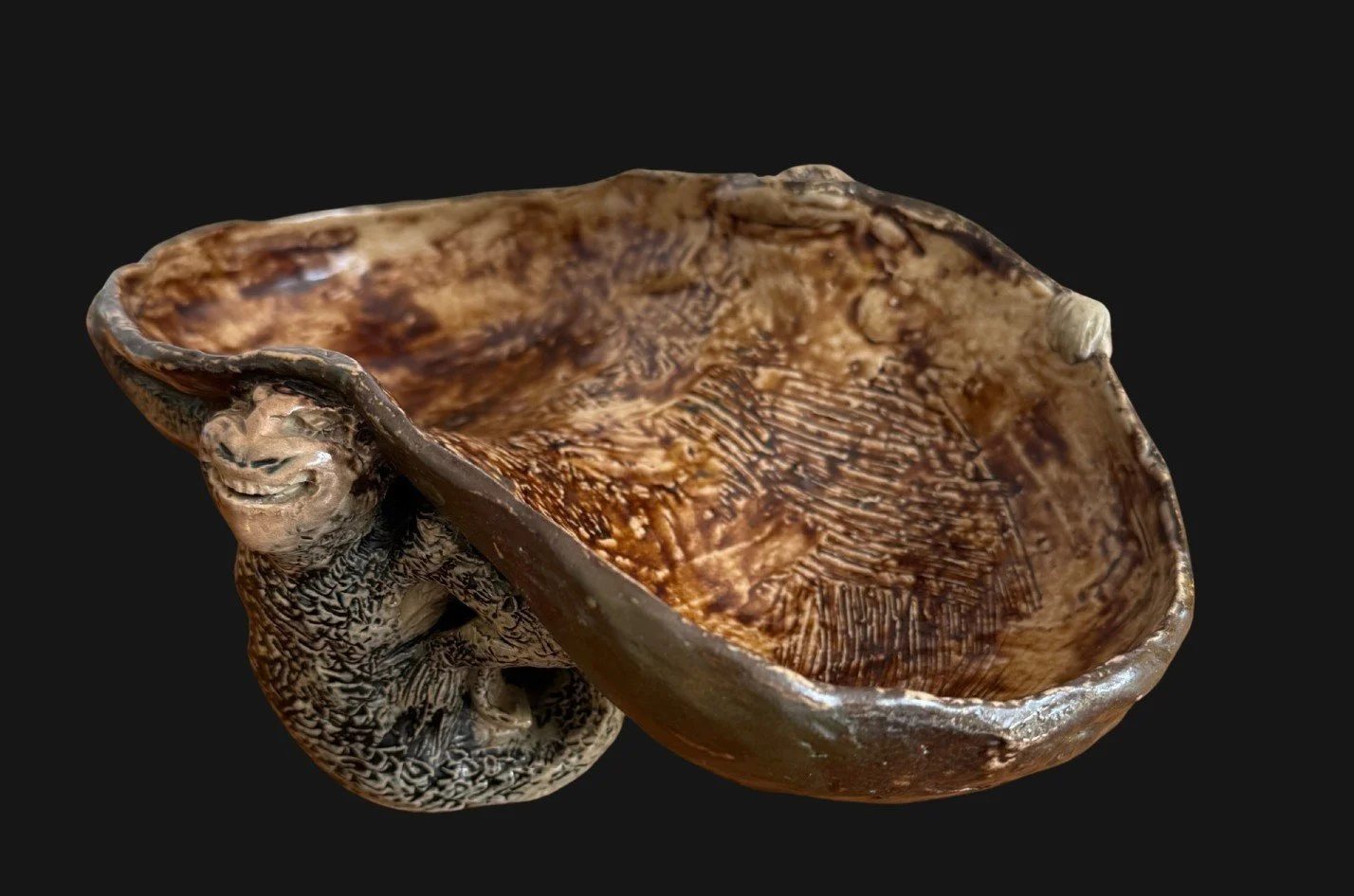 191a Martin Brothers Mermaid Dish.jpg