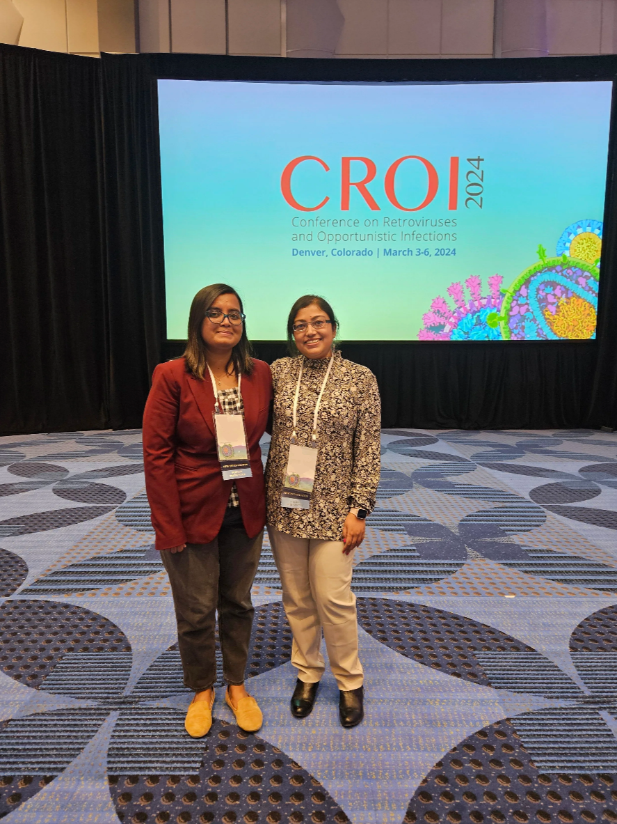Krithika & Ria Attending CROI 2024!